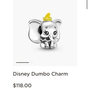 Pandora Dumbo Charm - Silver and Yellow